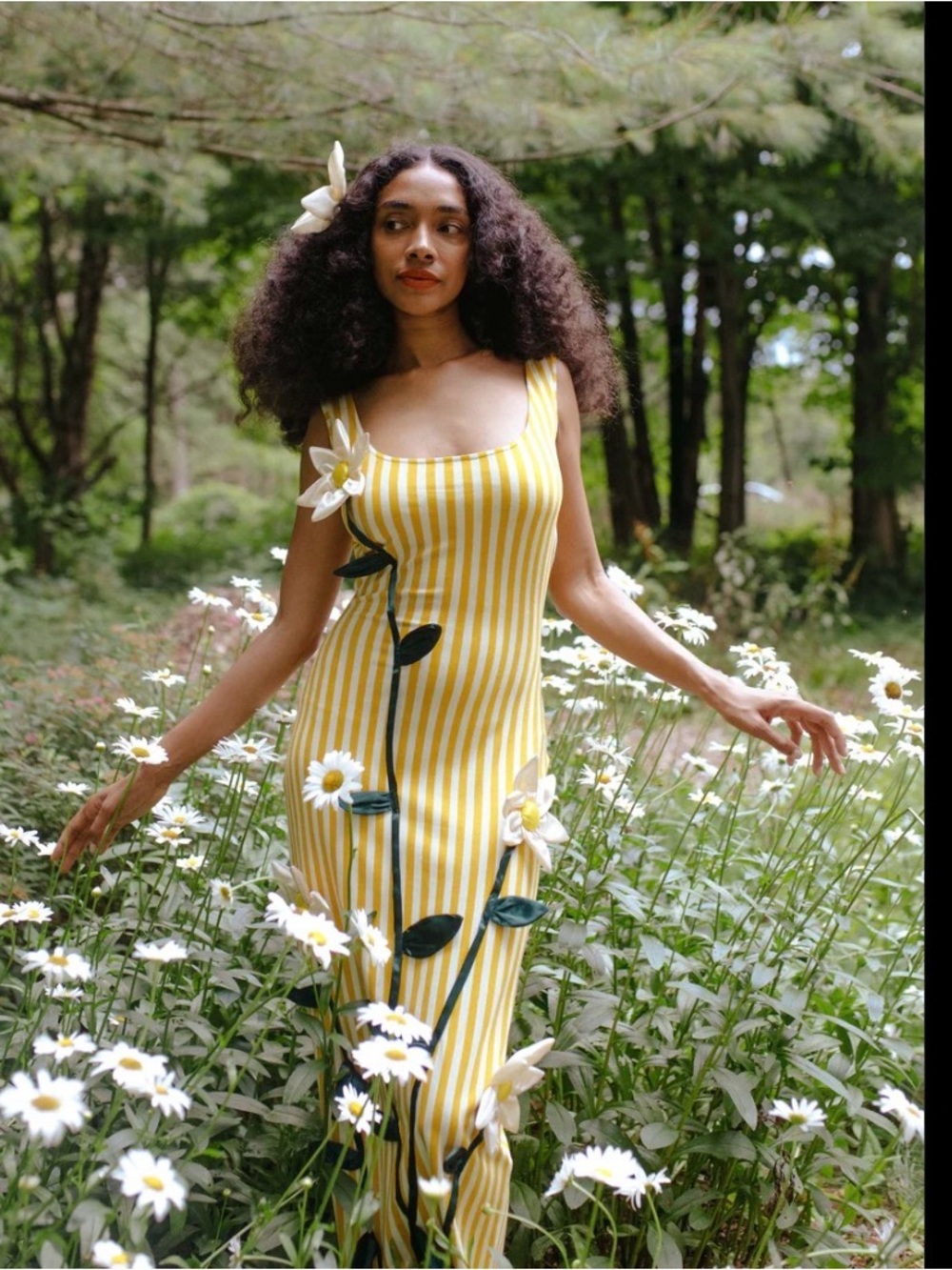 Samantha Pleet Yellow and White Daisy Garden Dress SUPER RARE